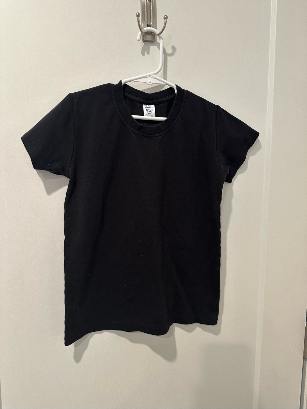 Classic Black Short Sleeve Tee for Kids - Unbranded